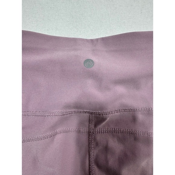 Apana Womens Purple Lattice Cutout Leggings Size Small Activewear Athleisure - Picture 5 of 6